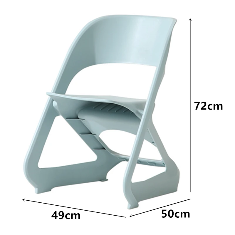 Modern Nordic plastic dining chair simple family restaurant office chair coffee negotiation chair