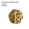 Peeled willow branch ball