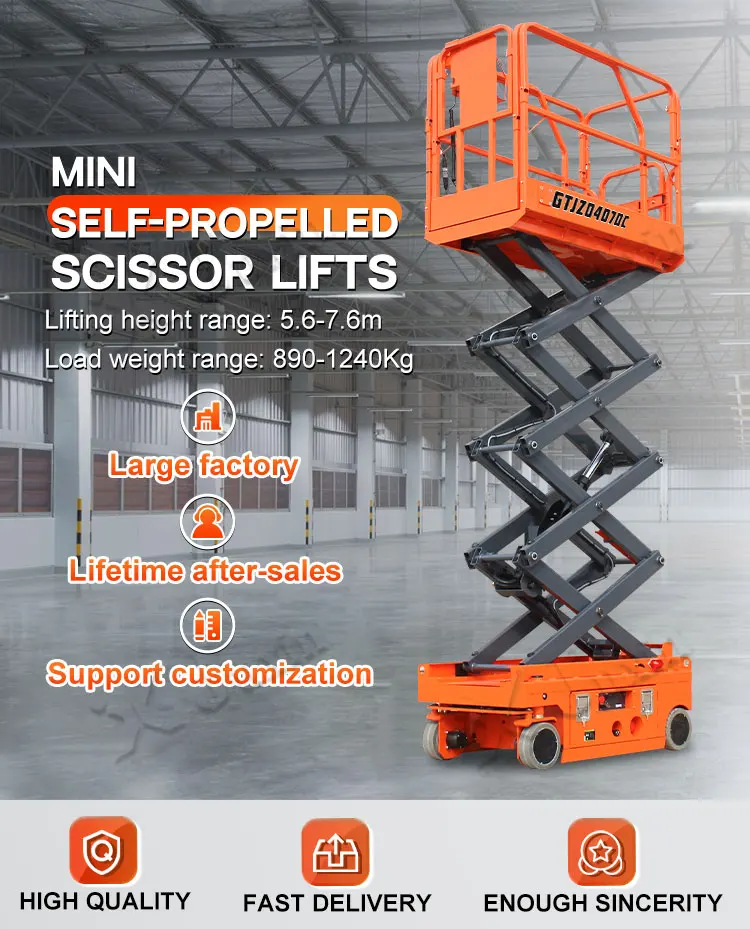 Self-propelled Scissor Lift Self Propelled Electric Scissor Lift For ...