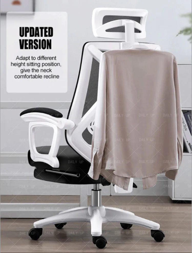 ergonomic mesh office chairs with headrest and footrest modern office chair office chair ergonomic Door to door price