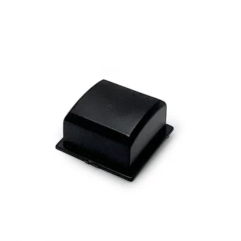 Square Tact Button Cap 12MM On/Off Tactile Switches Cap for Amplifier Controller Stereo Machine Square Black