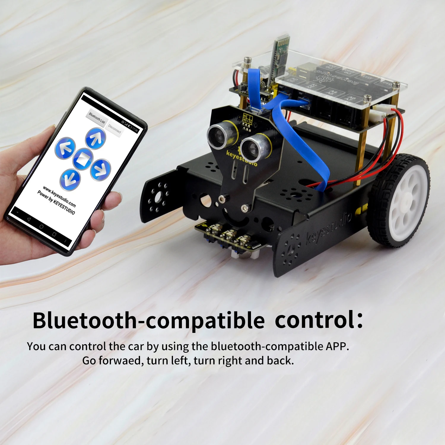 Remote Bluetooth-compatible Control Robotics Car Educational Stem Toys ...