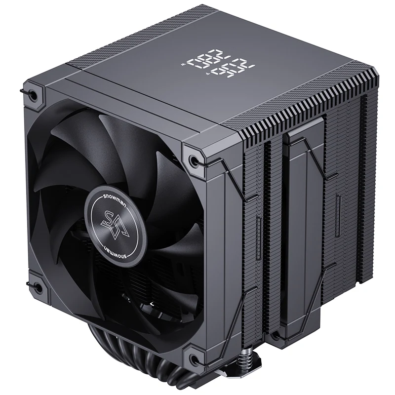 man MT880-V4 CPUクーラー 空冷 ARGB SNOWMAN MT880-V4D-BK - High-Performance Game Computer Radiator