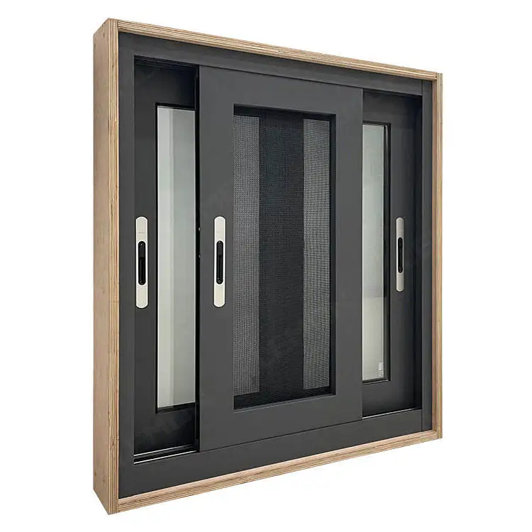 Aluminium Windows and Doors Sliding Window with Inside Grill