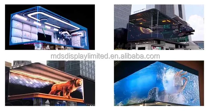 Big Led Display Video Wall High Outdoor Tv Screen 3d Display 3d Digital ...