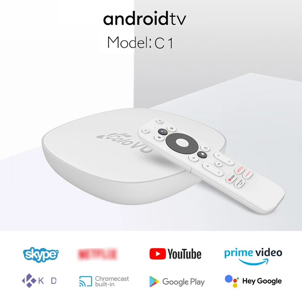 C1 Plus Widevine L1 Android 10.0 TV Box - Smart Voice Control