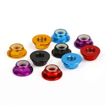 CNC Plastic M5 Flanged Nylon Insert Lock Nuts For 5" / 6" FPV Racing Quadcopter Brushless Motor