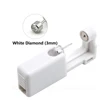 Silver 3mm White Diamond