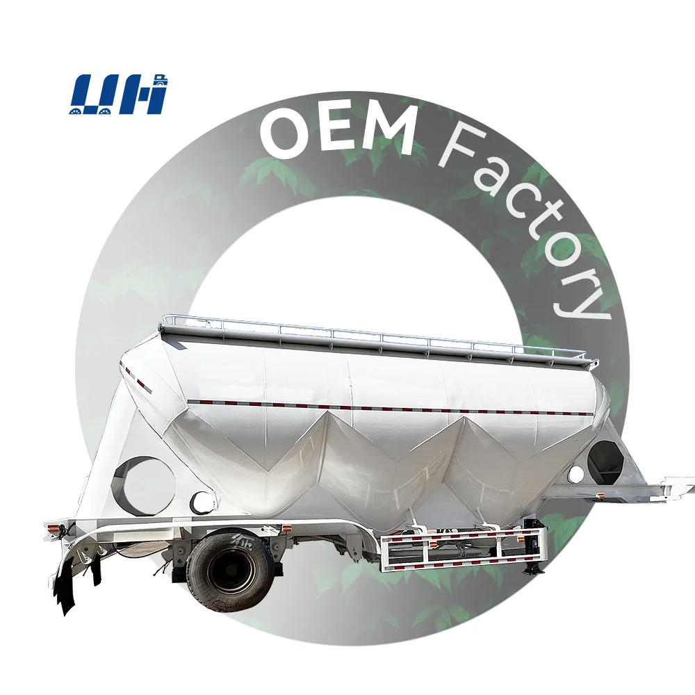 40 35 cbm цементный Bulker дизельный двигатель зернистый сухой порошкообразный прицеп для