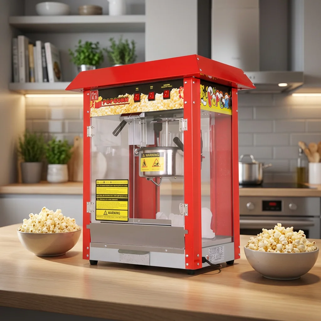 Fuqi Best Selling Automatic Popcorn Maker Popcorn Making Machine ...