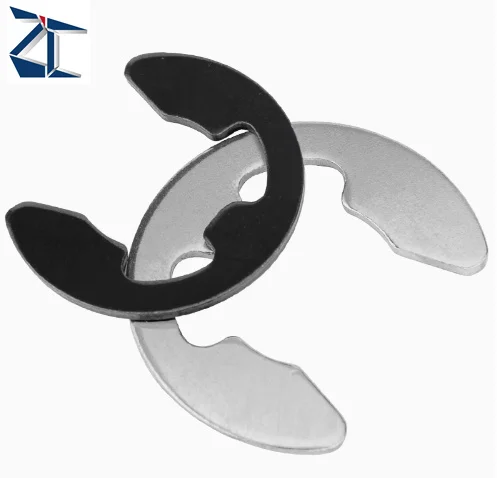 High quality popular Steel Stainless Steel E Type External Circlips Lock Retaining Ring Bearing Washers for Shafts