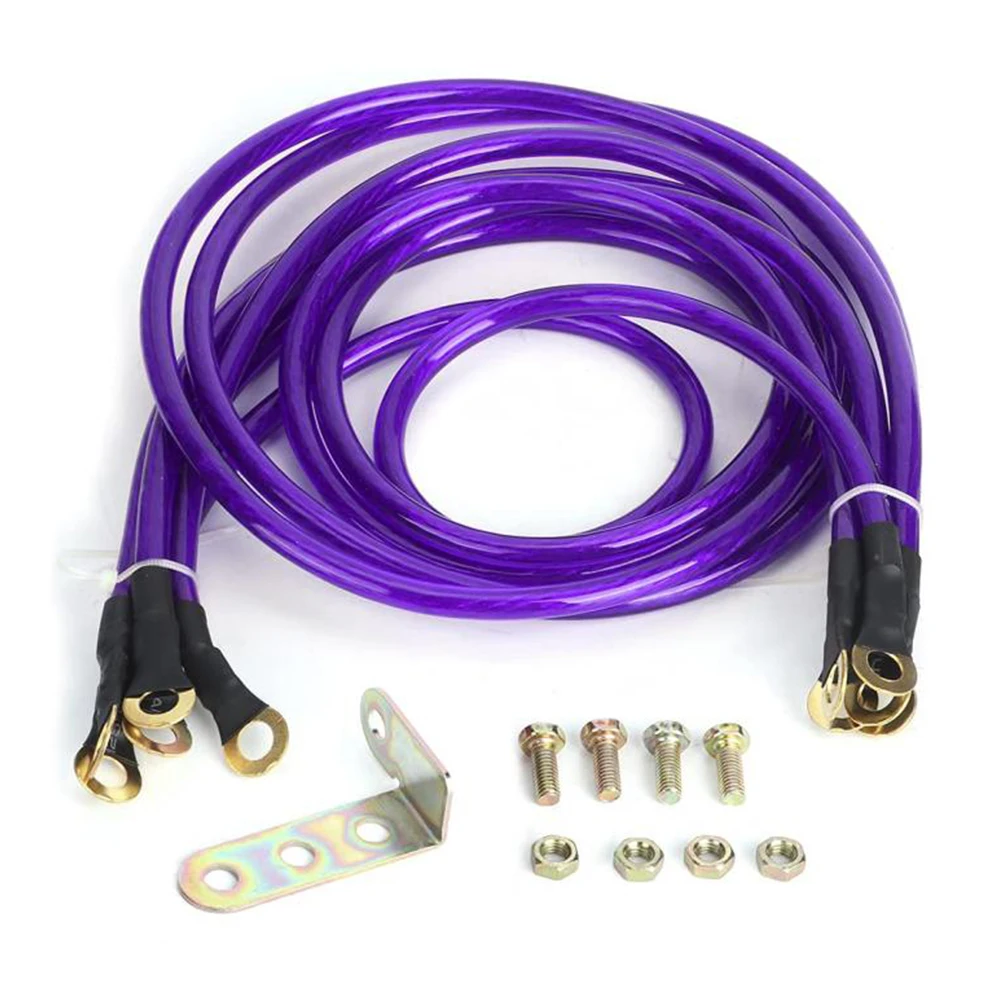 Universal 5 Cooper Engine Ground Wire Cables Auto Car Earth Cable