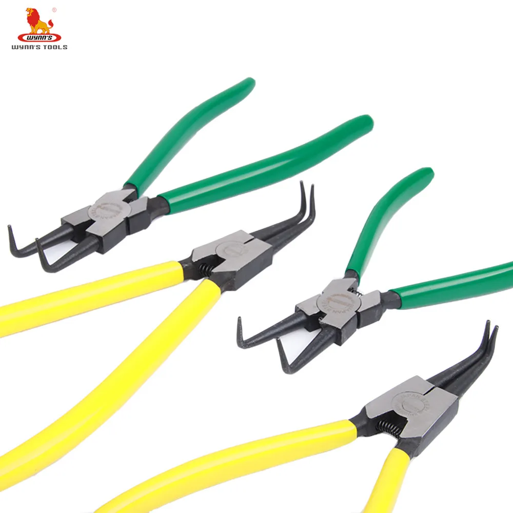 Wynns Tools Chrome Vanadium External Internal Straight Circlip Plier Needle Nose Long Snap Ring Pliers