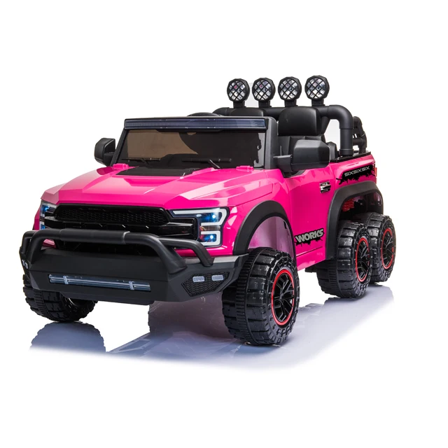 pink ride on car 24v