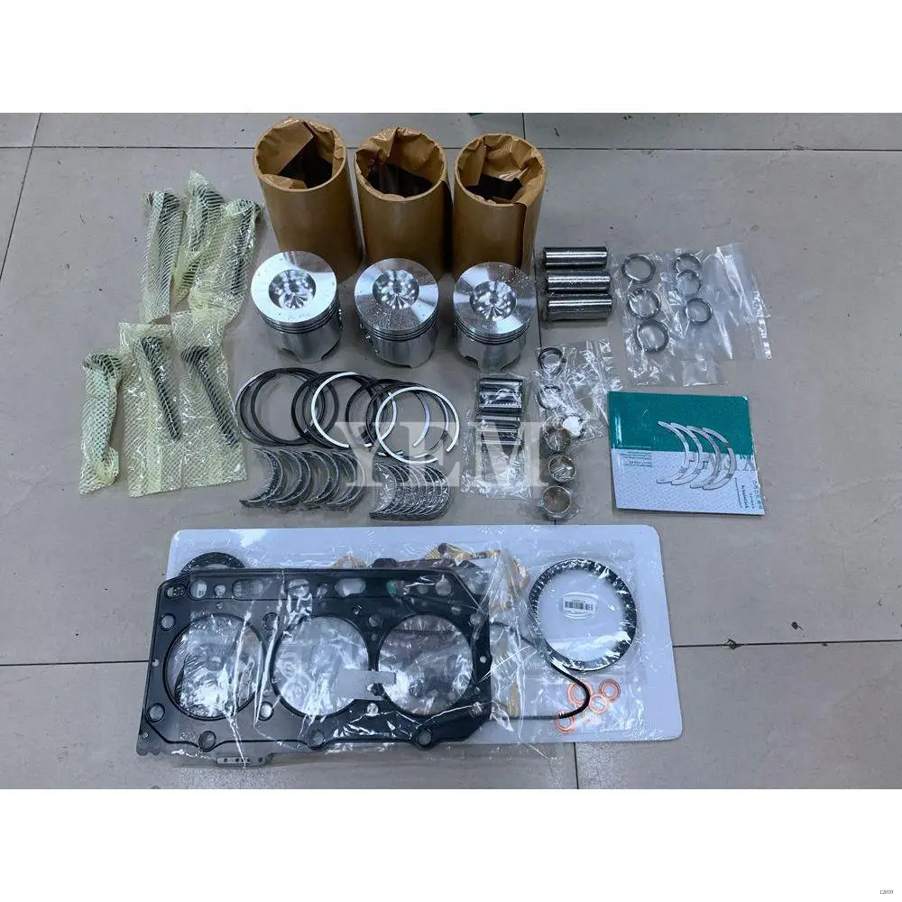 3D84 Rebuild Kit With Piston Ring Liner Bearing Valves Gaskets for Komatsu High Quality Diesel Engine Parts