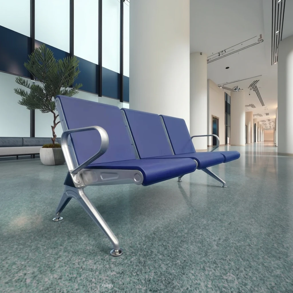 Steel Base Curved PU Padding Contoured Seating Educational Settings 3