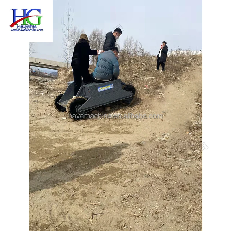 All Terrain Remote Control Transporter - Intelligent Agroforestry Equipment