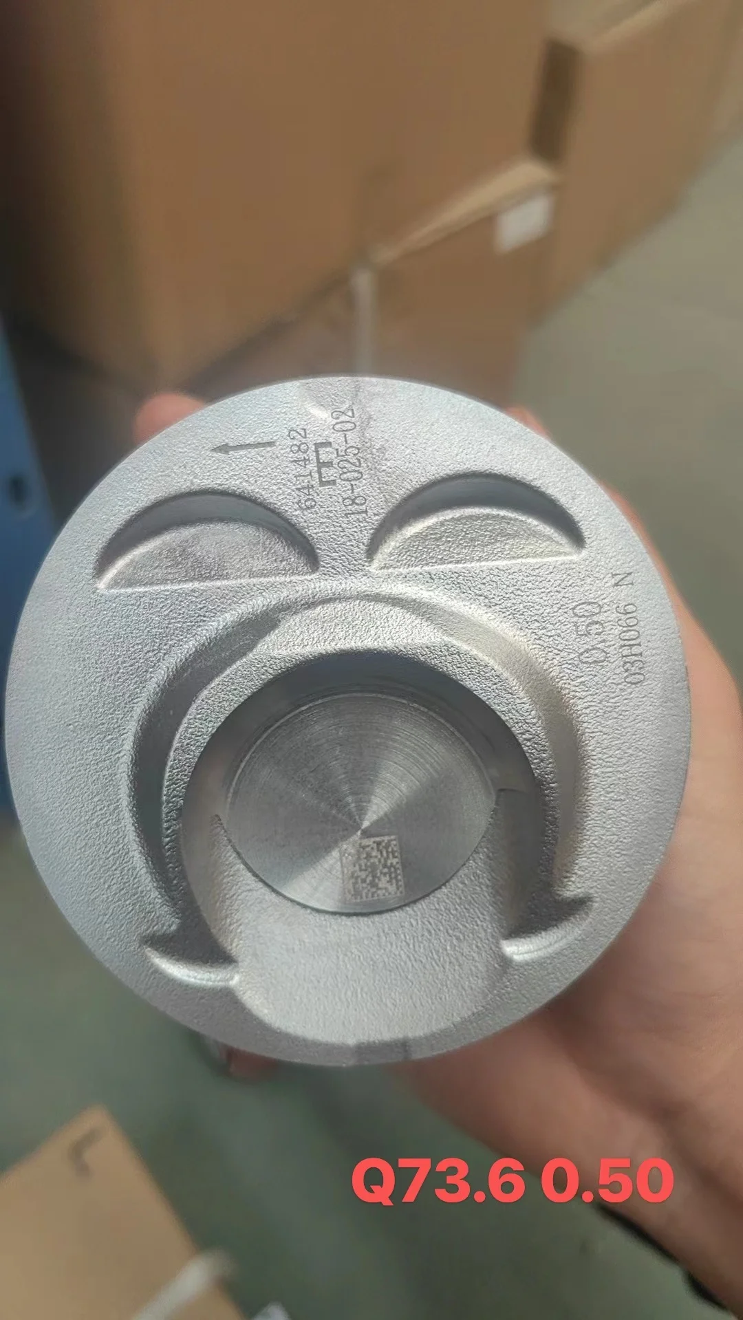 Factory 89.5mm Forged  Piston with Ring for Porsche 3.6 AUDI Q7 VW Touareg  3.6L  03H107065N  03H107066N  Old Year Oversize 050