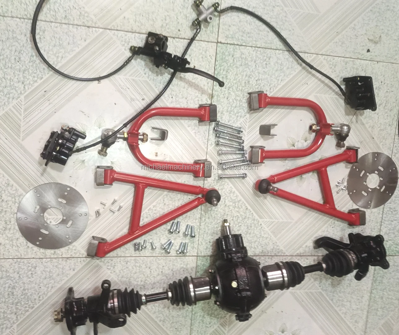 4x4 400cc Go Kart Karting Utv Atv Scooters Buggy Front Differential