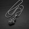 Steel color large size with 4mm60cm square pearl chain