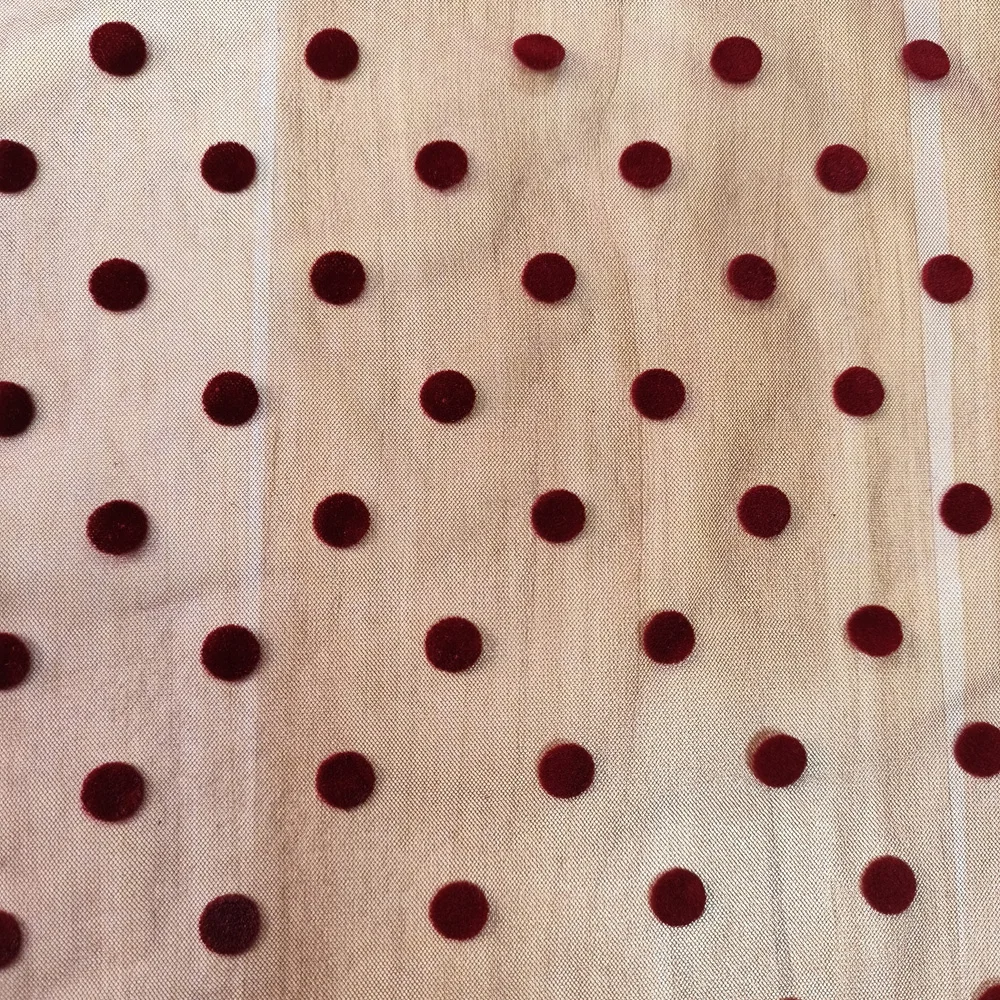 Hot Sale 100% Polyester 1cm Dots Shinny Mesh Comfortable Breathable Net Elastic Fabric Athletic