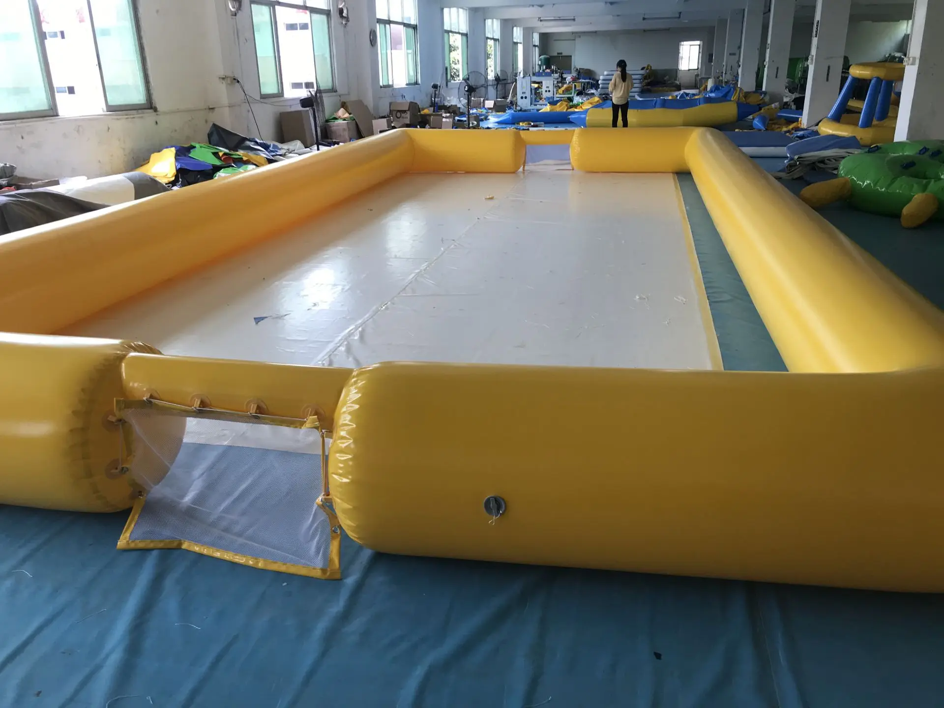 Inflatable Water Soccer Field Football Pitch Customized Inflatable Soap Soccer Field