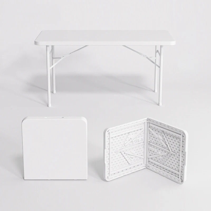 Портативный складной пластиковый прямоугольный стол для бистро
