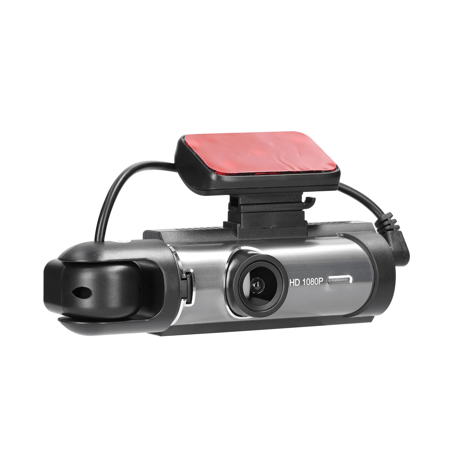 Meterk Multi-Language Dual Lens Car Video Recorder Auto Dash Cam Car Recorder Night Viewing Loop Recording DVR 170 Degree Wide Angle Car Camcorder