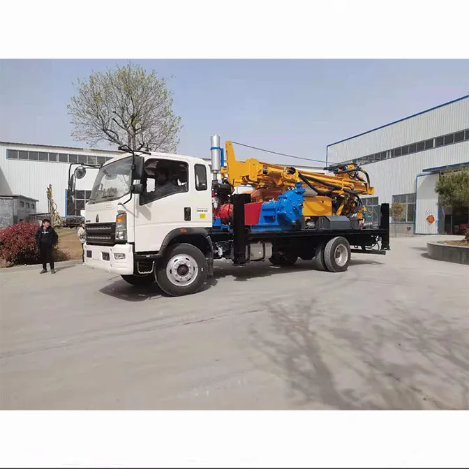 
 China Truck mounted water well drilling rig 300meters KW300 for sale