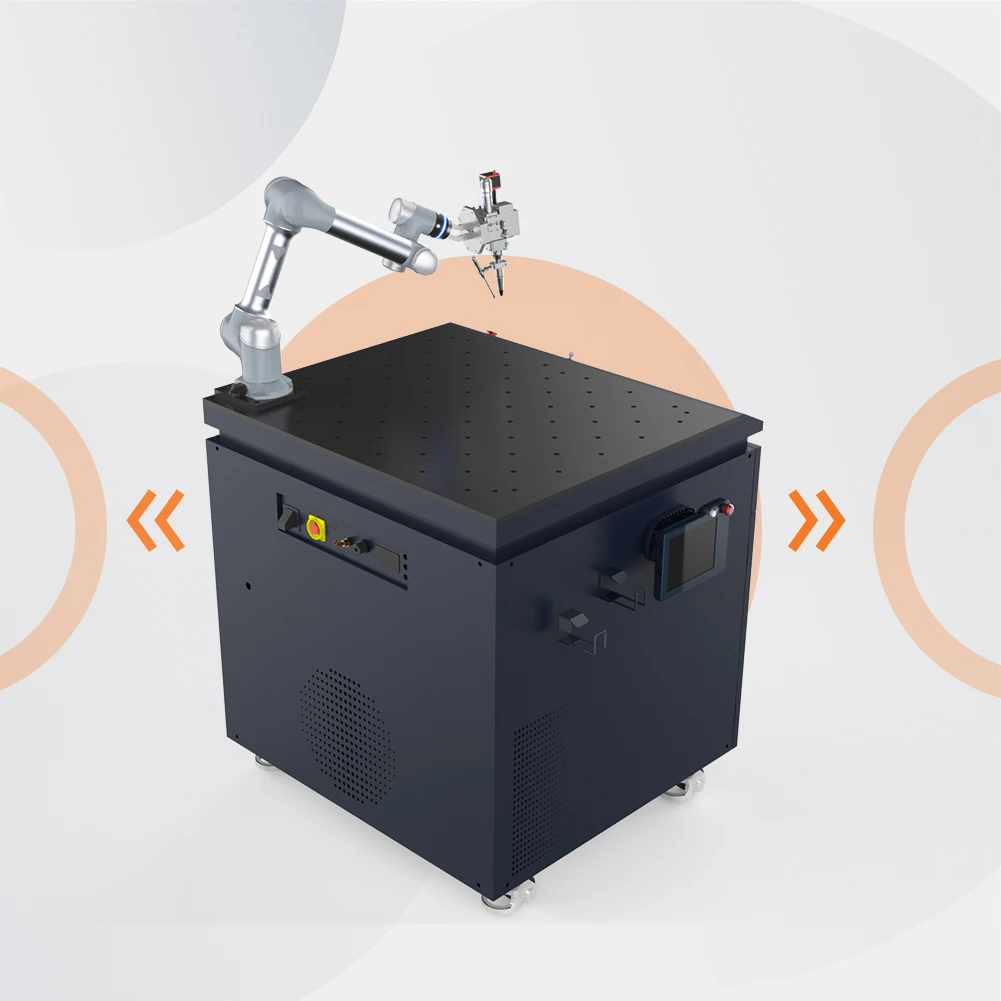 Robot Arm 3 in 1 Handheld Fiber Laser Welding Machine 3000W Portable Laser Aluminum Profile Welding Machine