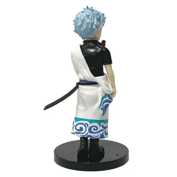 Zhongkaihua Sakata Gintoki - Statuetta di anime da equitazione di moto, 15 cm, PVC, statuetta d'azione Sakata Gintoki da collezione, decorazioni per ufficio, regali