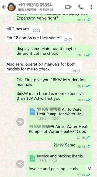 Air Source Heat Pump, 10-50kw, DIY, R410A - detail 58