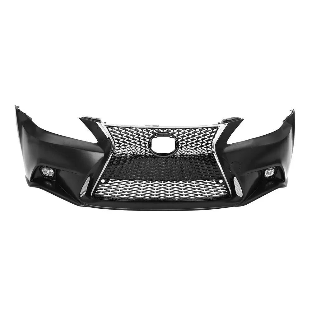 car Front Bumper with Lip for 2006-2012 Lexus IS250 IS350 Conversion to 2IS/3IS F-Sport