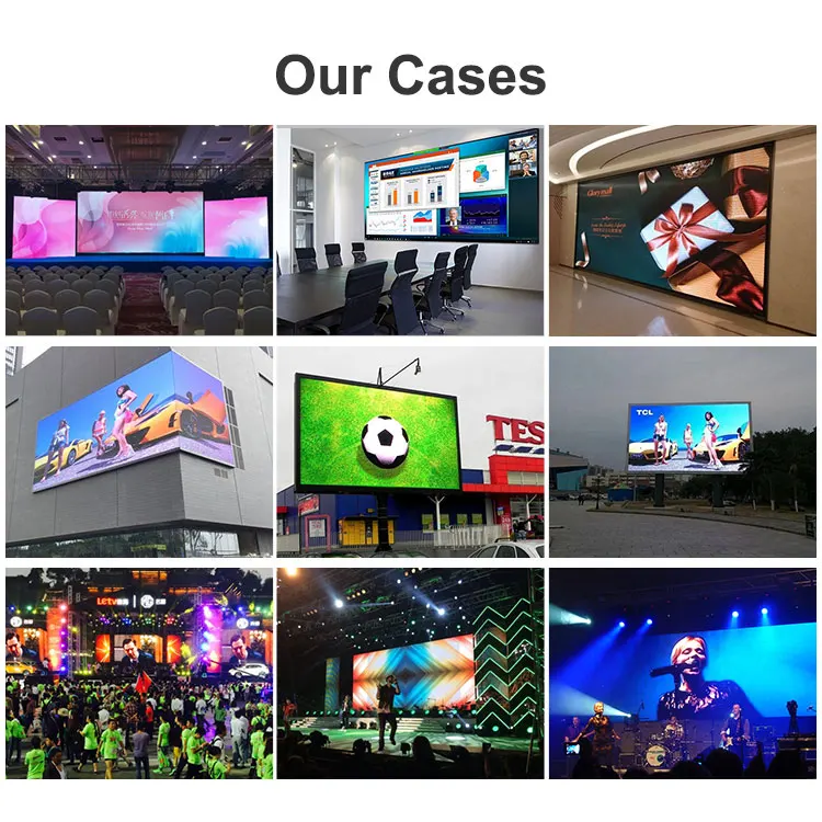 High Definition LED Display Screen High Brightness for Outdoor Film Music Concert Church Stadium & Shopping Mall Elevator Use