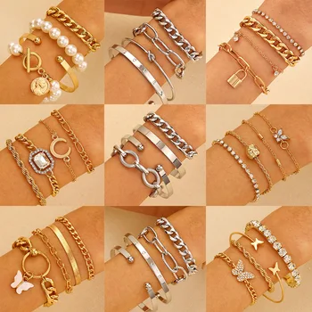 Tarnish Free Bracelets Women Clover Bracelet 18K Gold 925 Lady Bird Charm Dangle Metal Addition For Wholesale Palestine