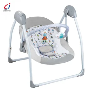 Chengji Hot Sell Baby Swing Chair Multifunctional Foldable Portable Electric Music Baby Swing Feeding Chairs