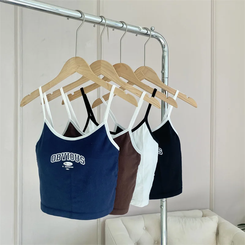 Chest Wrapped Crop Top U Back Padded Tube Top Vest Bra Wireless Camisole With Chest Wrap Women Seamless V Neck Tube Top