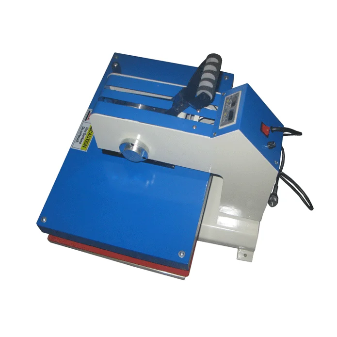 Multi-Color Manual Heat Press Embossing Machine for T-shirts Textiles Combinations Used Condition with Key Components Motor Pump