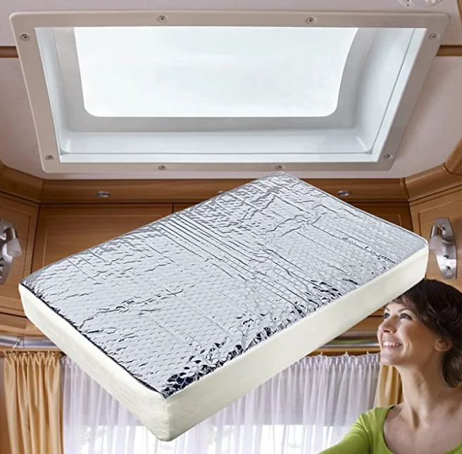 Rv Vent Insulator And Camper Shower Skylight Cover With Reflective
