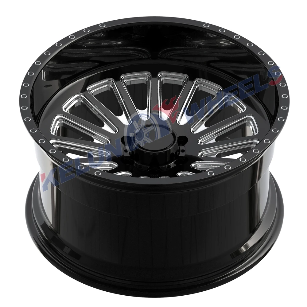 AmericanForceWheel24x14アメリカンフォース 24x14 American Force G42 Flex SS8 Black REV Wheels and Rims