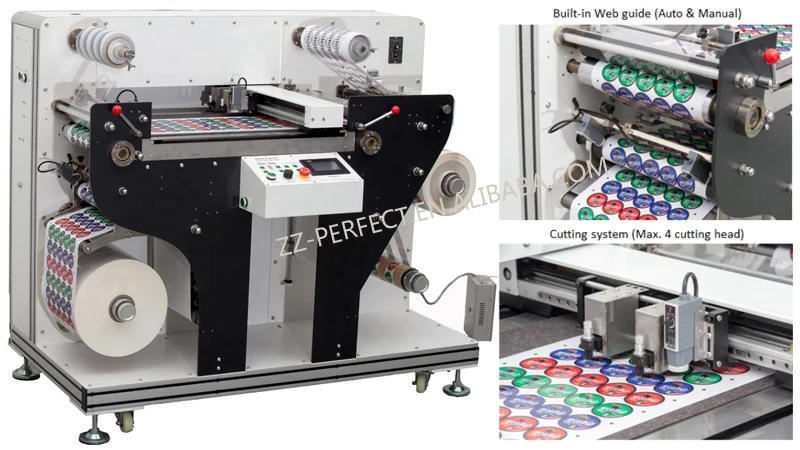 Vd320 Digital Rotary Label Die Cut Sticker Machine for Sale
