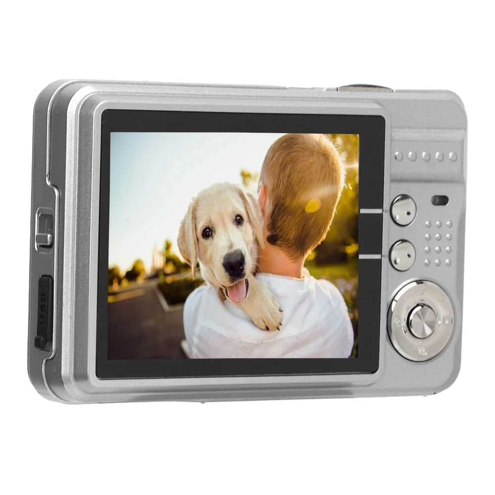 Недорогая черная Детская цифровая фотокамера HD 1080P 16x