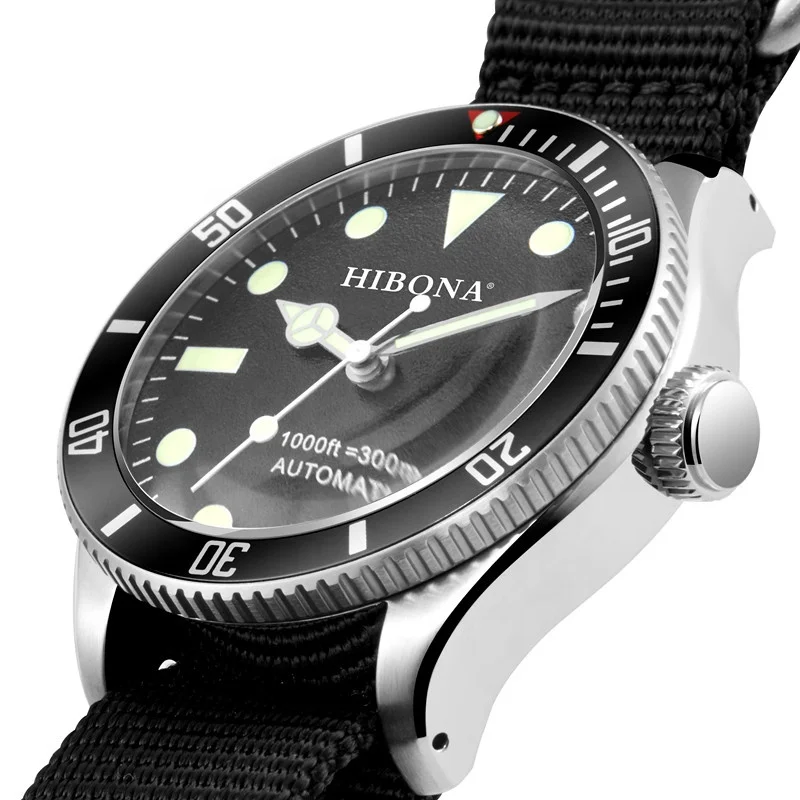 セラミックベゼルサンマーティンダイブウォッチ機械式自動ダイバー