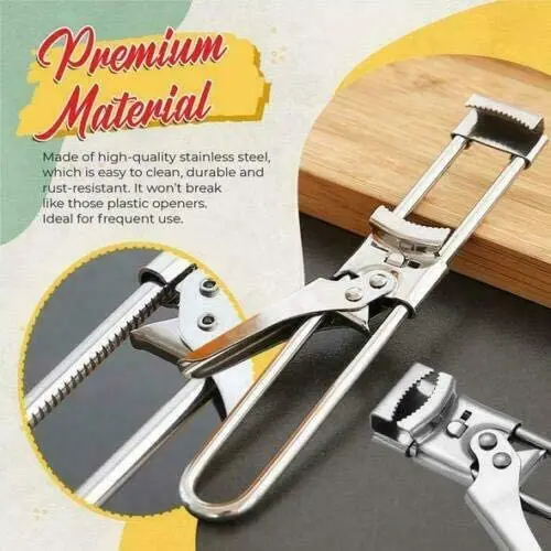 Wholesale Epsilon Master Opener Adjustable Bottle Opener Kitchenware  Stainless Steel Adjustable Multifunctional Side Cut Manual Jar Opener From  m.