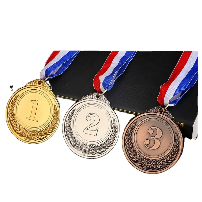 Wholesale Sport Meeting Gold Sliver Bronze Honor Medal Medallas 1 Lugar ...