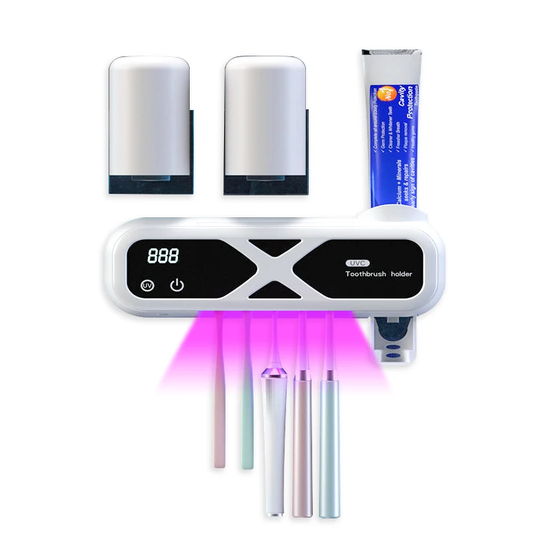 2021 UVC уход за полостью рта настенный держатель зубной щетки интеллектуальная портативная УФ электрическая зубная щетка