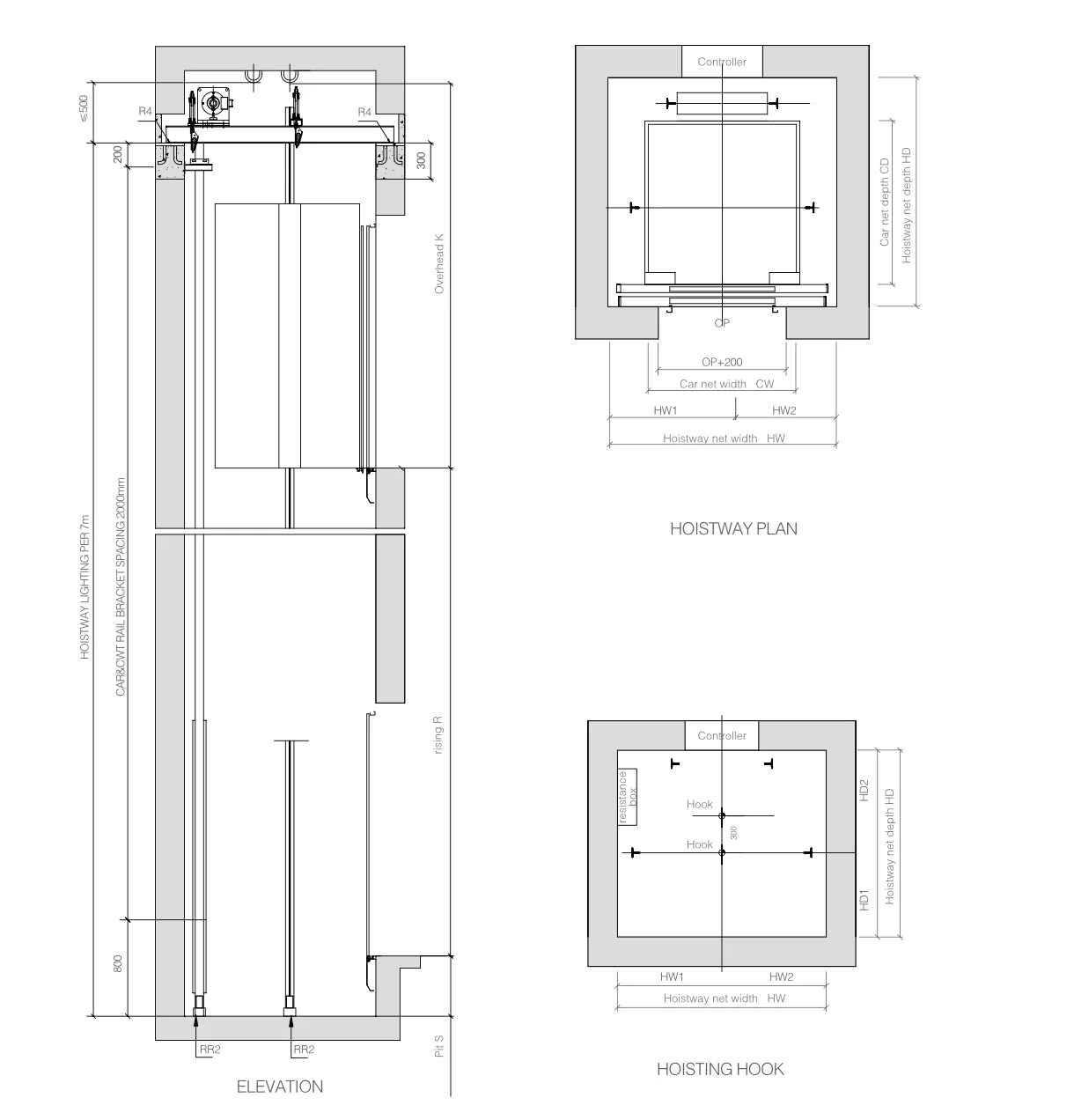FUJI China Wholesale High Quality 400kg Home Elevator
