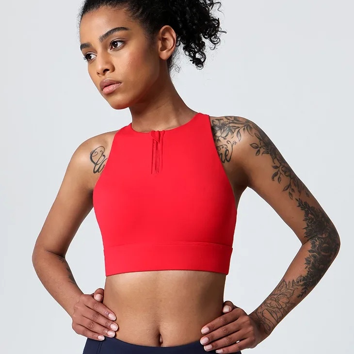 sexy backless adjustable sports bra breast