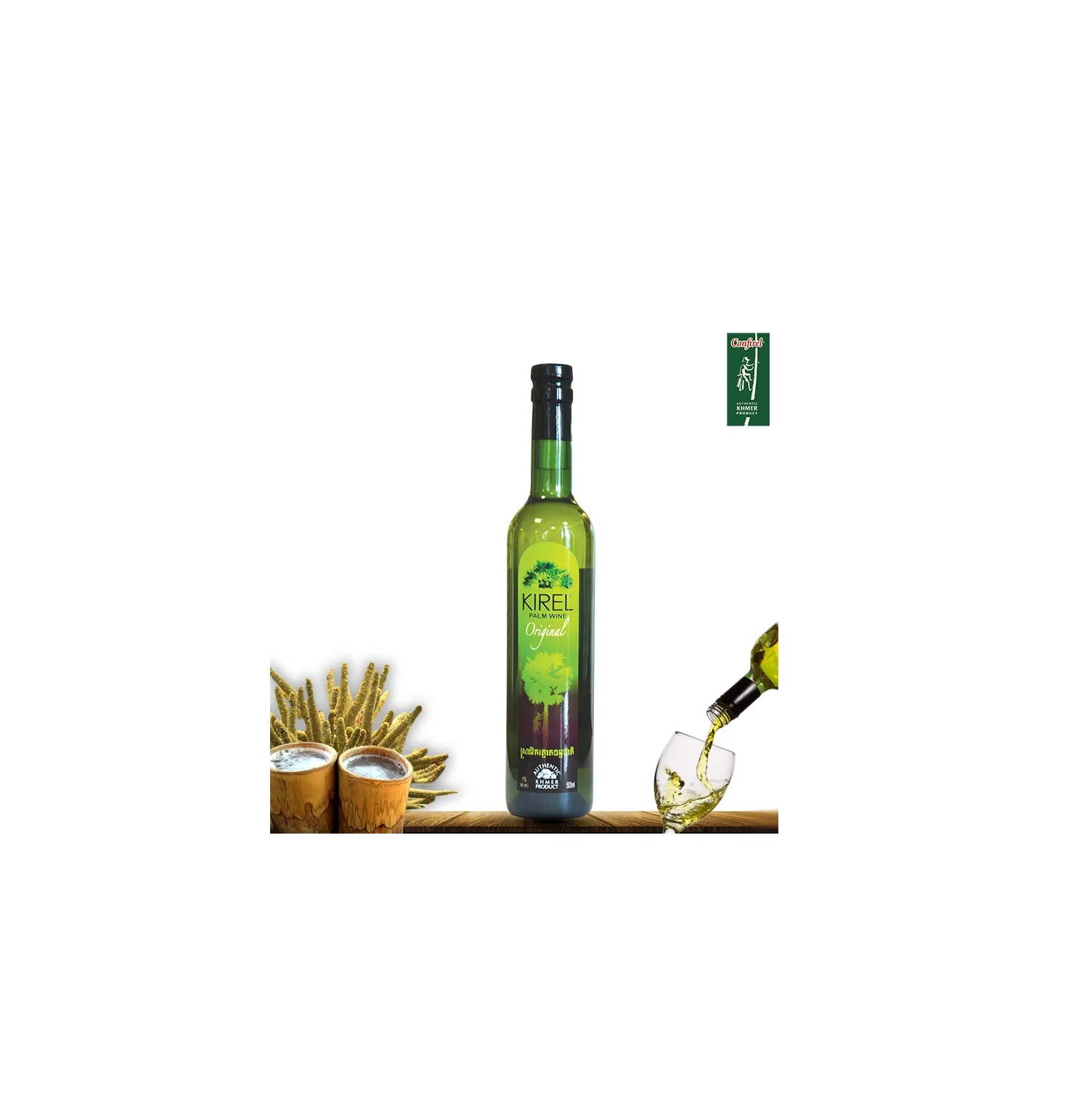 PALM WINE ORIGINAL 11% (ALC./VOL.) 500ML made from the distillation of palm wine for wholesale