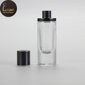 30ml Hot Sale Women Use Portable Cosmetic Packaging Glass Perfume Attar Serum Bottle With Metal Pump Cap